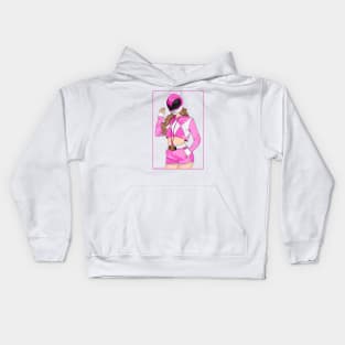 Pink Ranger Casual Style Kids Hoodie